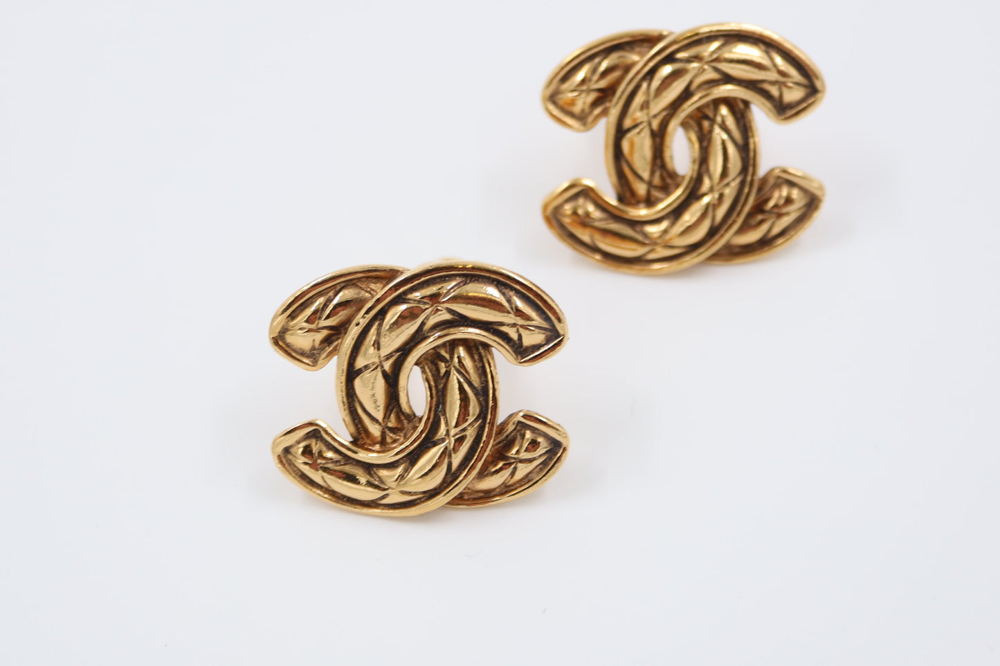 Chanel Vintage CC Ohrclips